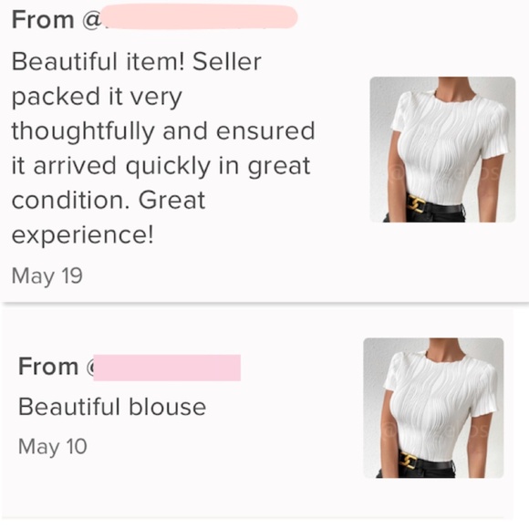 Textured White Short Sleeve Fitted Tee Shirt Top - Picture 9 of 10